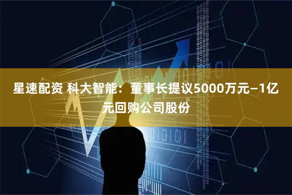 星速配资 科大智能：董事长提议5000万元—1亿元回购公司股份